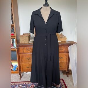 Calvin Klein Tailored Black Dress